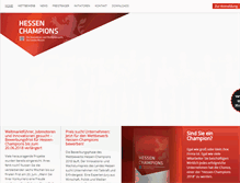 Tablet Screenshot of hessen-champions.de